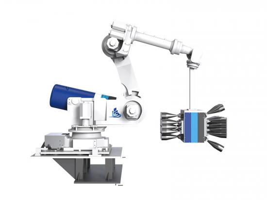 Nhà sản xuất tùy chỉnh bán trực tiếp Longhua 50KG đúc các bộ phận đặc biệt chọn robot phun tích hợp

