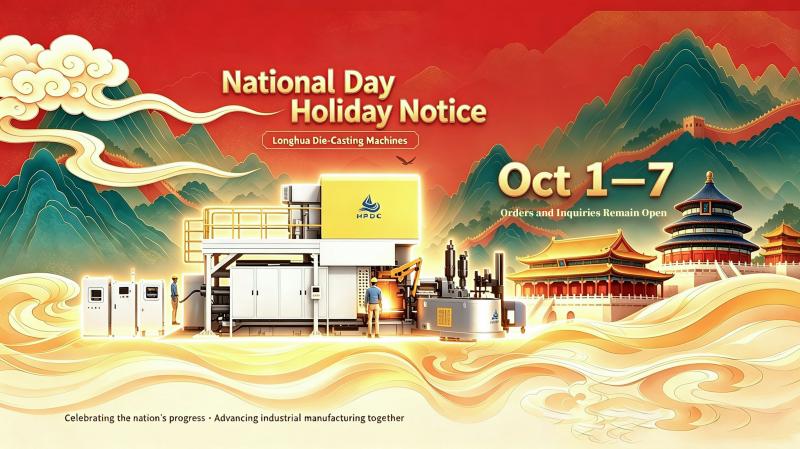 Thông báo nghỉ Lễ Quốc khánh 2026 | Máy đúc áp lực Longhua